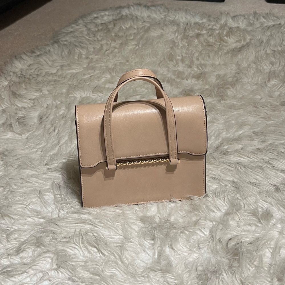 Zara Beige Handbag & Crossbody Bag